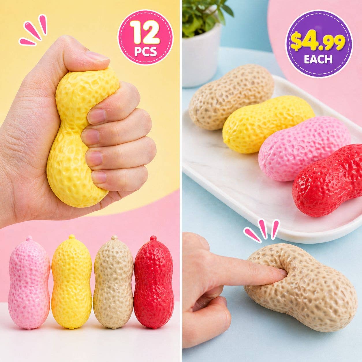 Peanut Squishy | Self Soothes