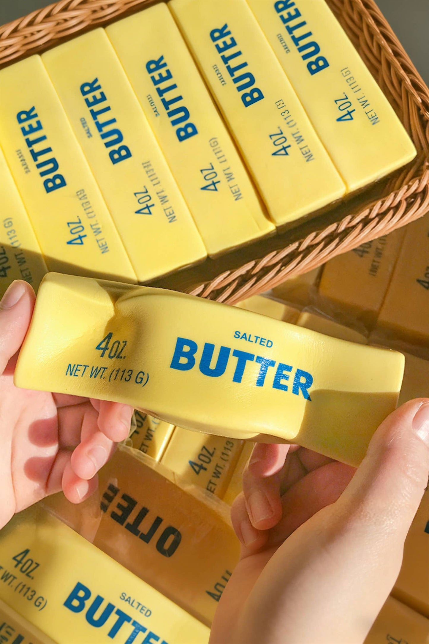 Butter Sticker Stress Relief Squishy
