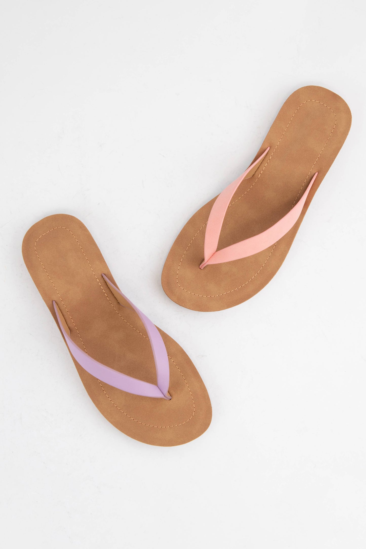 Thong Slide Sandal With Comfortable Sole | Nubuck Leather