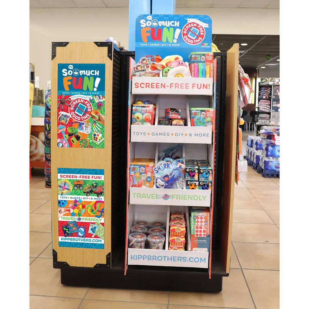 Bin There Sold That So Much Fun Corrugated Floor Display Merchandiser