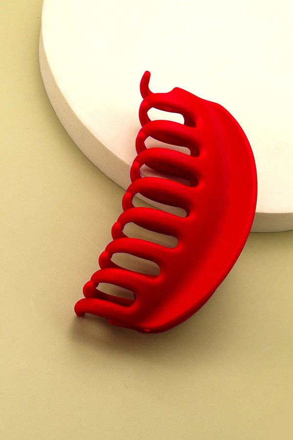 Hair Claw Clip Oversized Matte Half Moon Chic Non Slip Durable Accessory