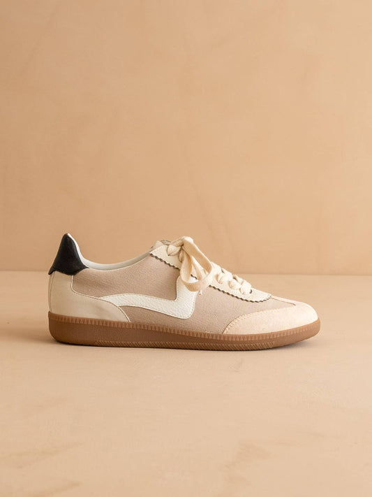 Classic Low Top Sneakers- With DreamCloud Cushion Insole- Almond