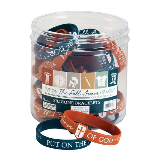 Le Sage May Armor Of God Silicone Bracelet - Faith-Based Jewelry For Women