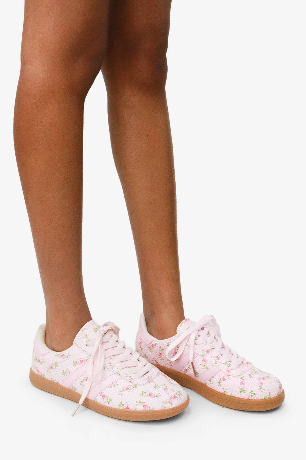 Sneakers Floral Pink - Cute, Comfy, Hot Seller