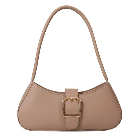 Shoulder Bag With Crossbody Strap Faux Leather Purse Modest Fashion