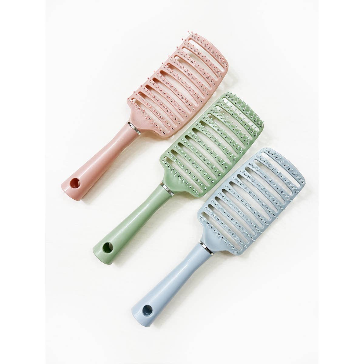Hair Brush Soft Tone Everyday Graceful Assorted Colors For Gentl