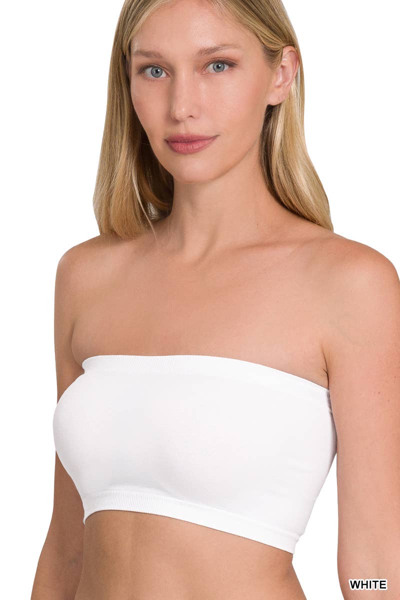Bando/ Tube Top For Modest Layering Ultra Lightweight Base Layer With Invisible Lines
