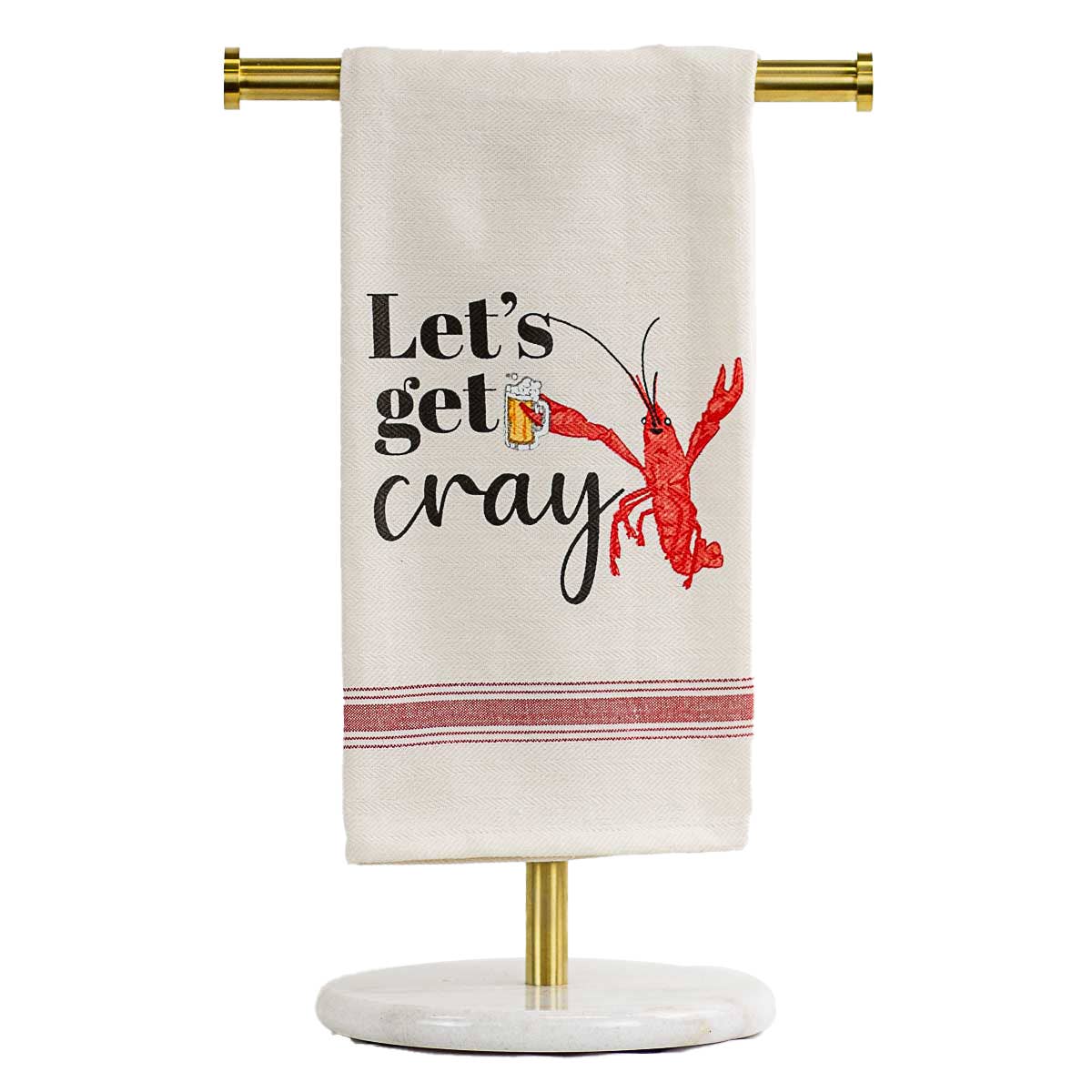 Hand Towel Let's Get Cray Cheers Cajun Gifts For Her Faith-Based Southern Style