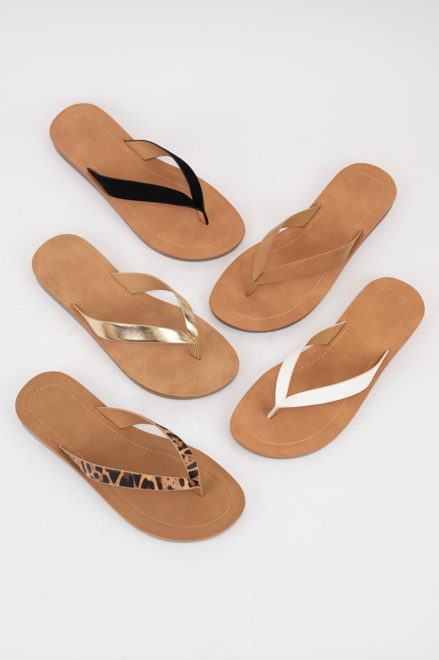 Thong Slide Sandal With Comfortable Sole | Nubuck Leather