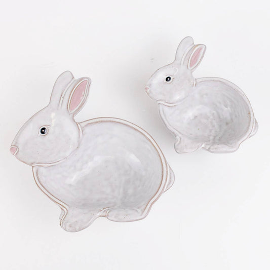 Nesting Dishes – Call Me Bunny, White And Light Pink Gift — Le Sage May