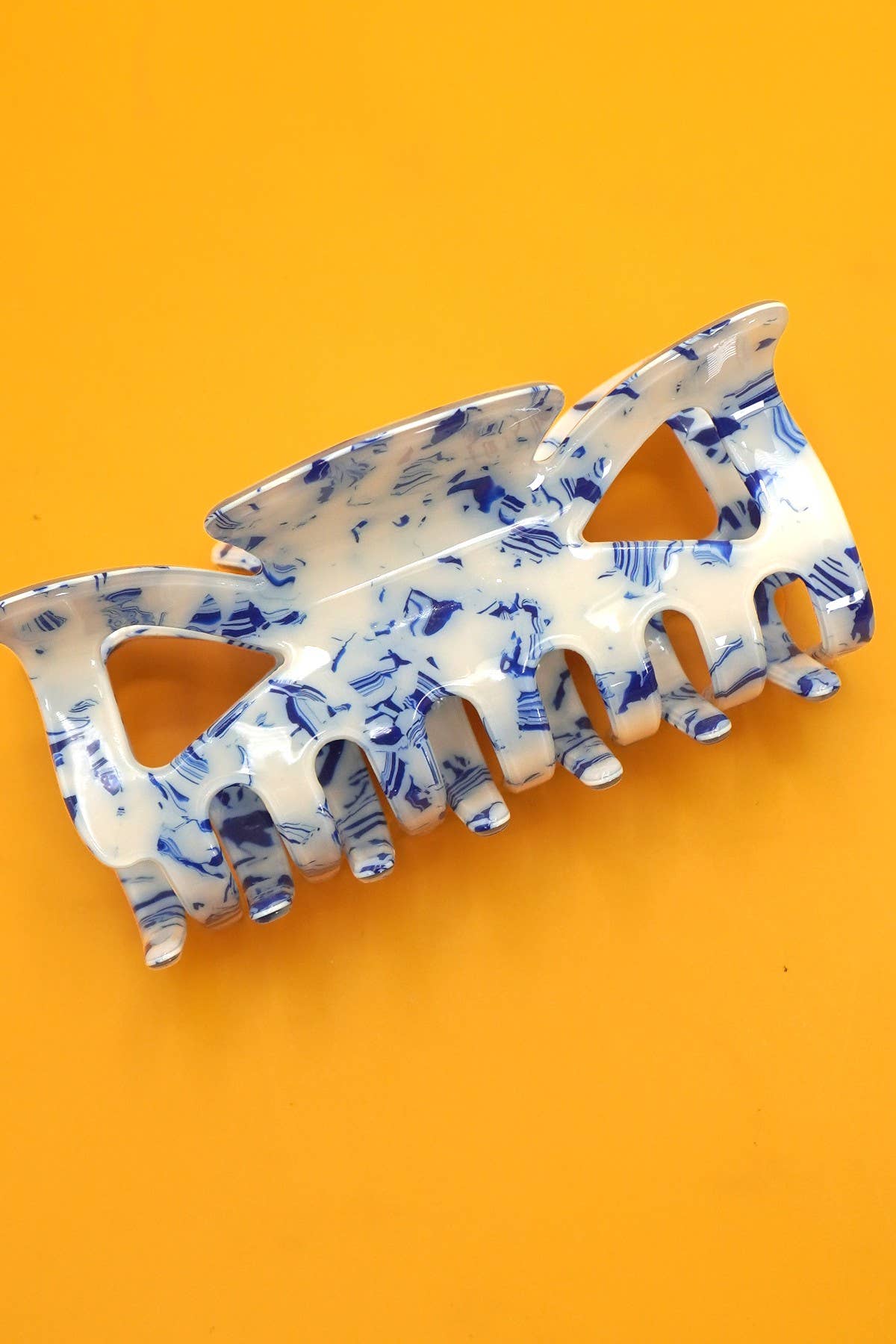 Hair Claw Clips Vintage Toile Pattern Porcelain Style Gift For Her