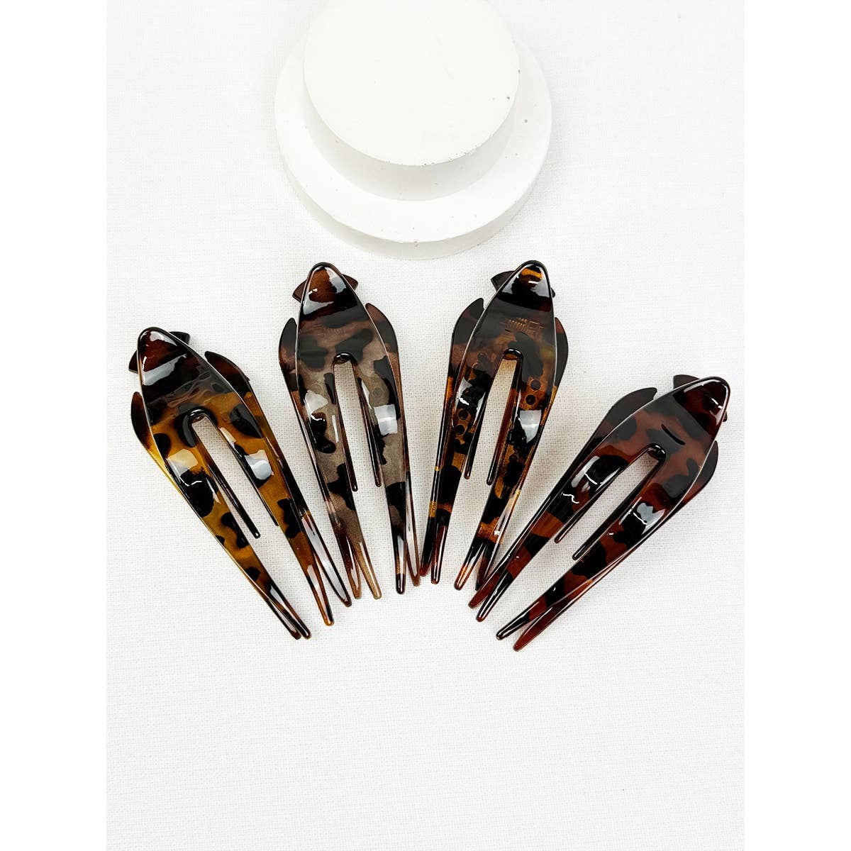 Hair Clip – Leopard Print Claw Barrettes For Thick And Thin Hair