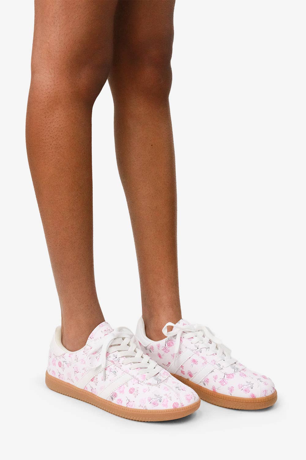 Sneakers Floral Pink - Cute, Comfy, Hot Seller