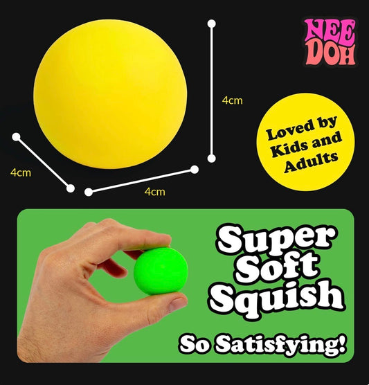 NeeDoh Rainboh Teenie | Contains 6 Mini Squish