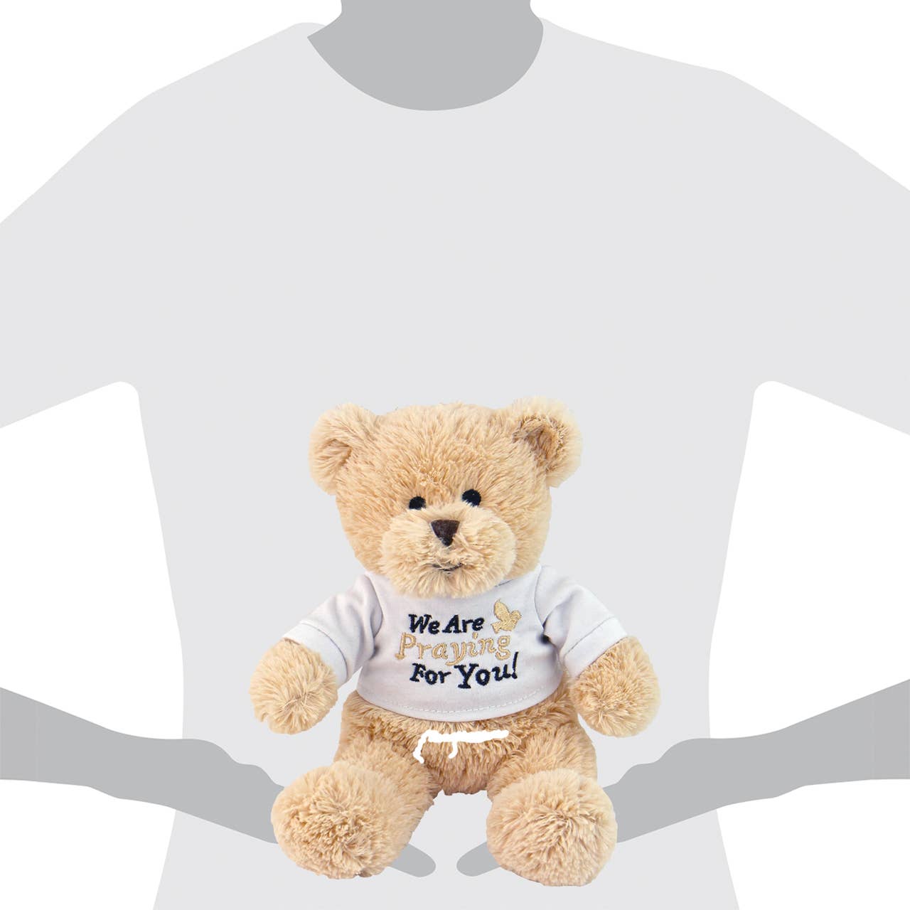 We Are Praying For You Plush Bear | Comfort Gift That Bears The Load