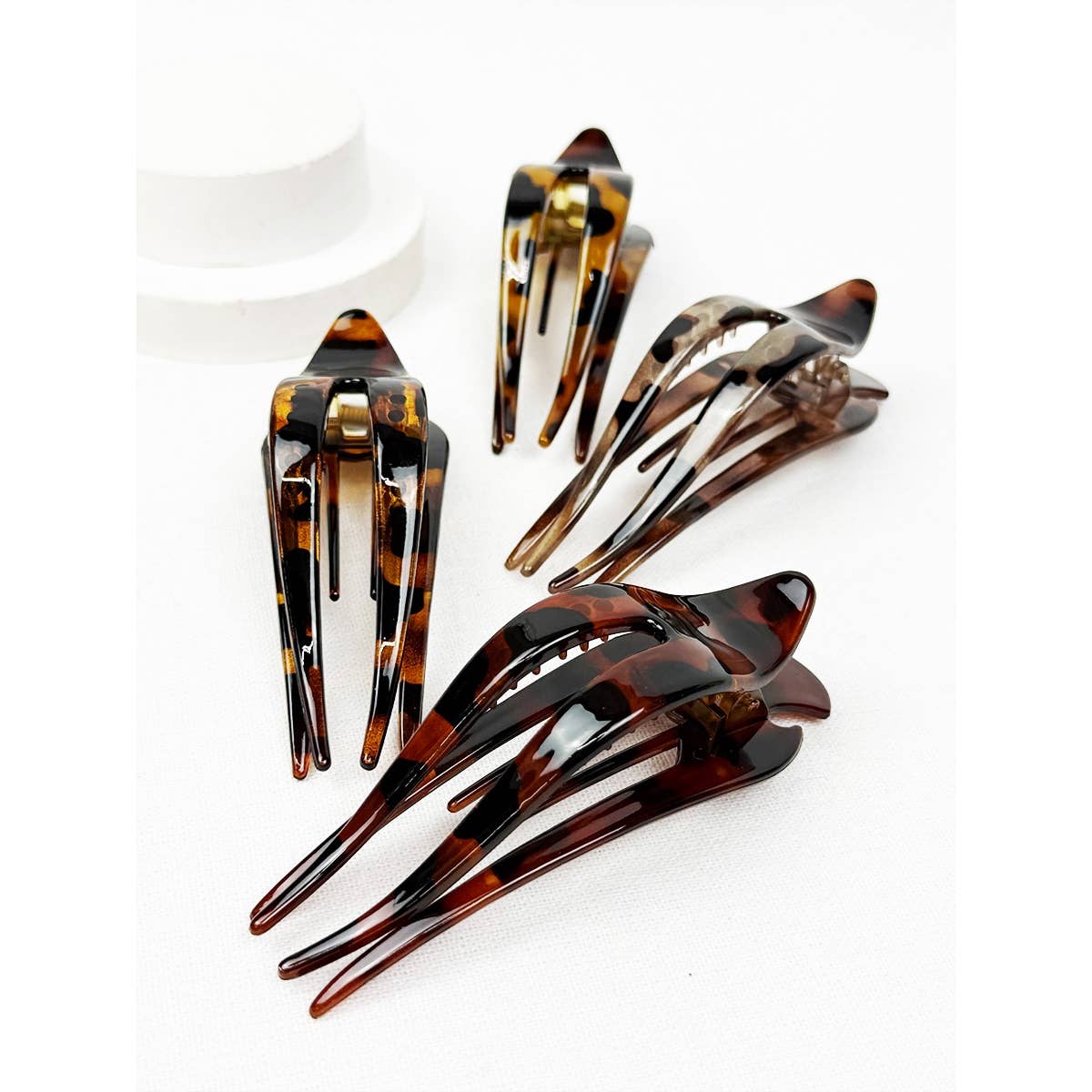 Hair Clip – Leopard Print Claw Barrettes For Thick And Thin Hair