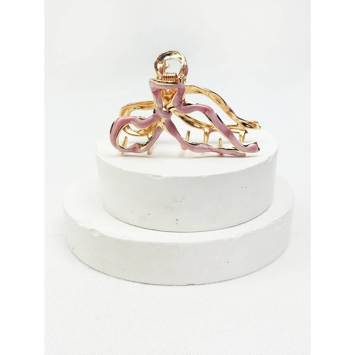 Claw Clip Bow Shape Mini Metal