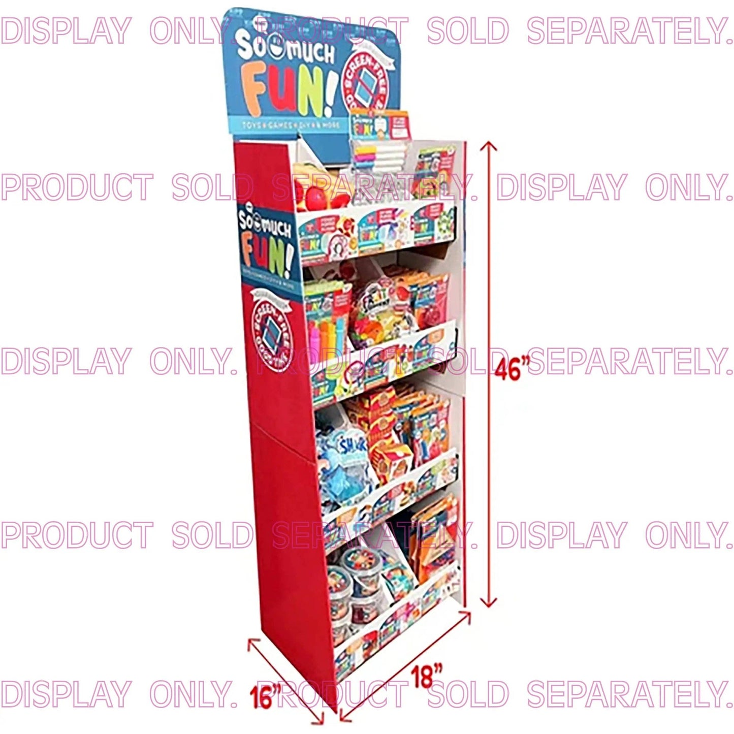 Bin There Sold That So Much Fun Corrugated Floor Display Merchandiser
