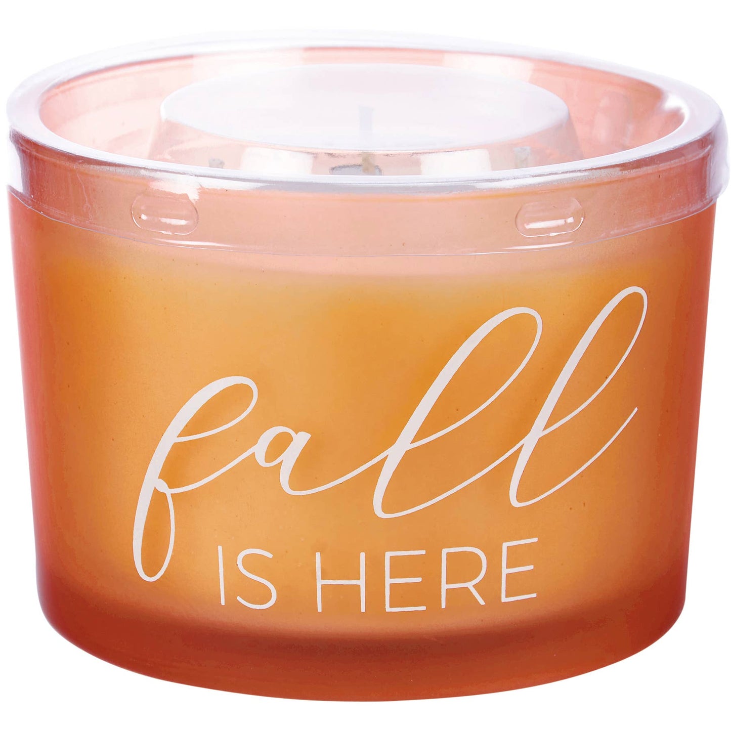 Candle Fall Is Here Three Wick Soy Wax Vetiver Scent Frosted Glass Gifts For Her