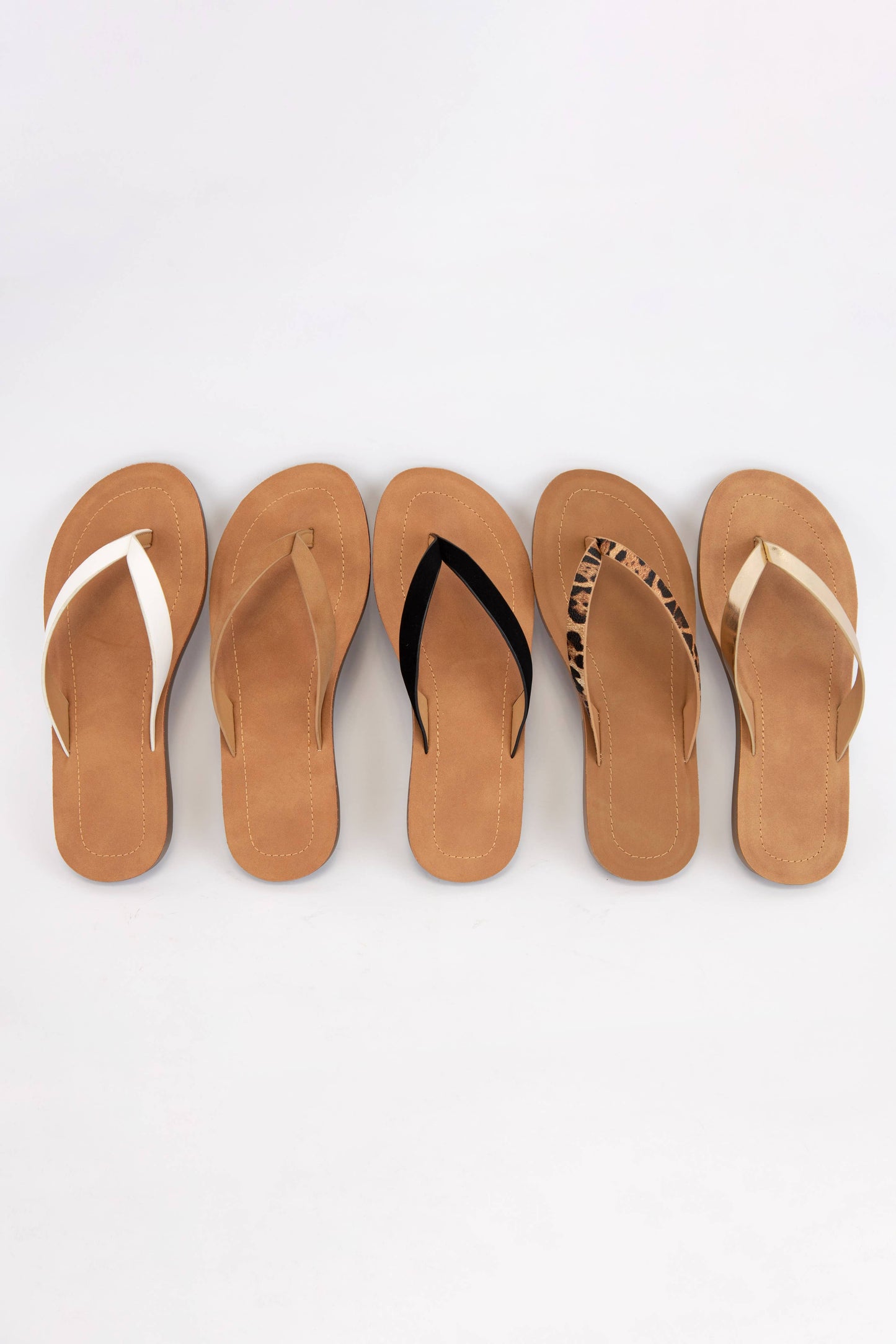 Thong Slide Sandal With Comfortable Sole | Nubuck Leather