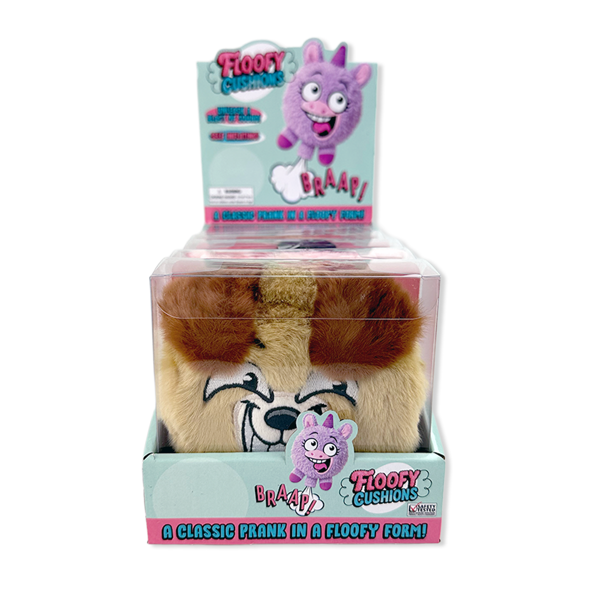 Soft Sidesplitters Floofy Cushions Plush Whoopee Cushions Assortment