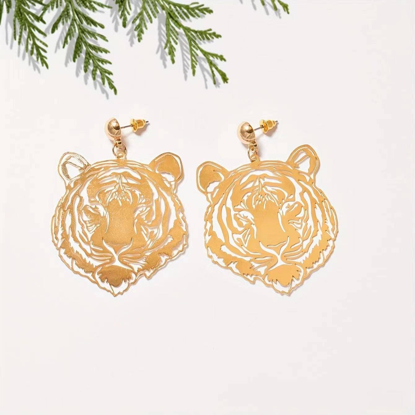 Earrings LSU Tigers- Gold GEAUX TIGERS- Hot Seller