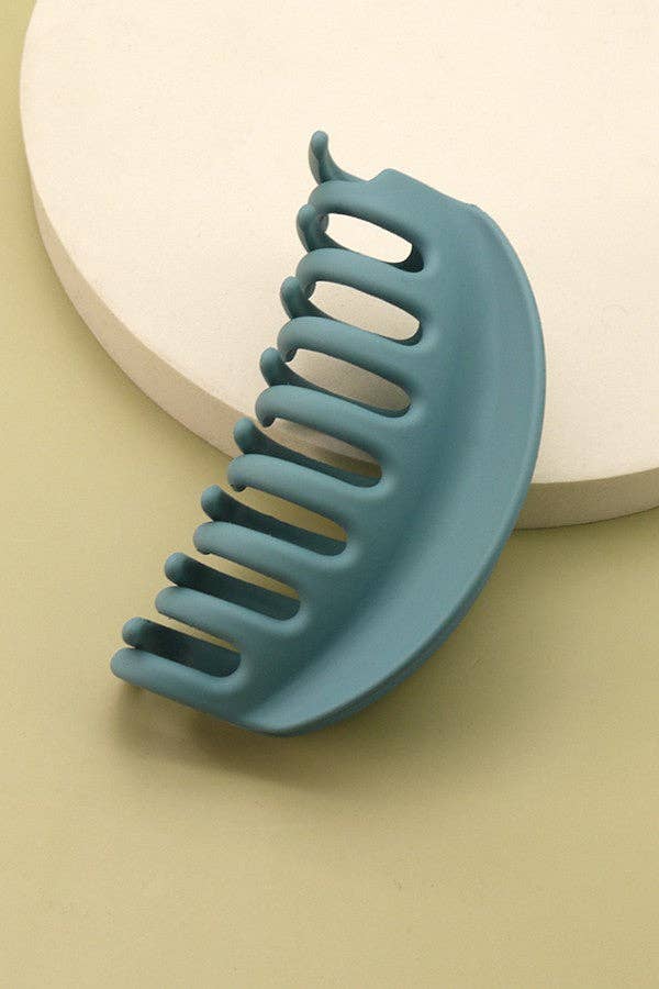 Hair Claw Clip Oversized Matte Half Moon Chic Non Slip Durable Accessory