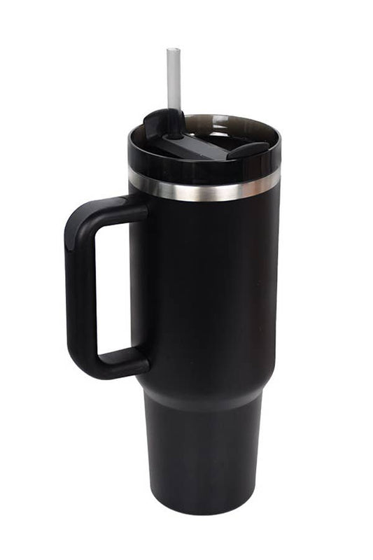 Stainless Steel Tumbler 40 Oz Solid, Double Wall Vacuum, Gift For Her