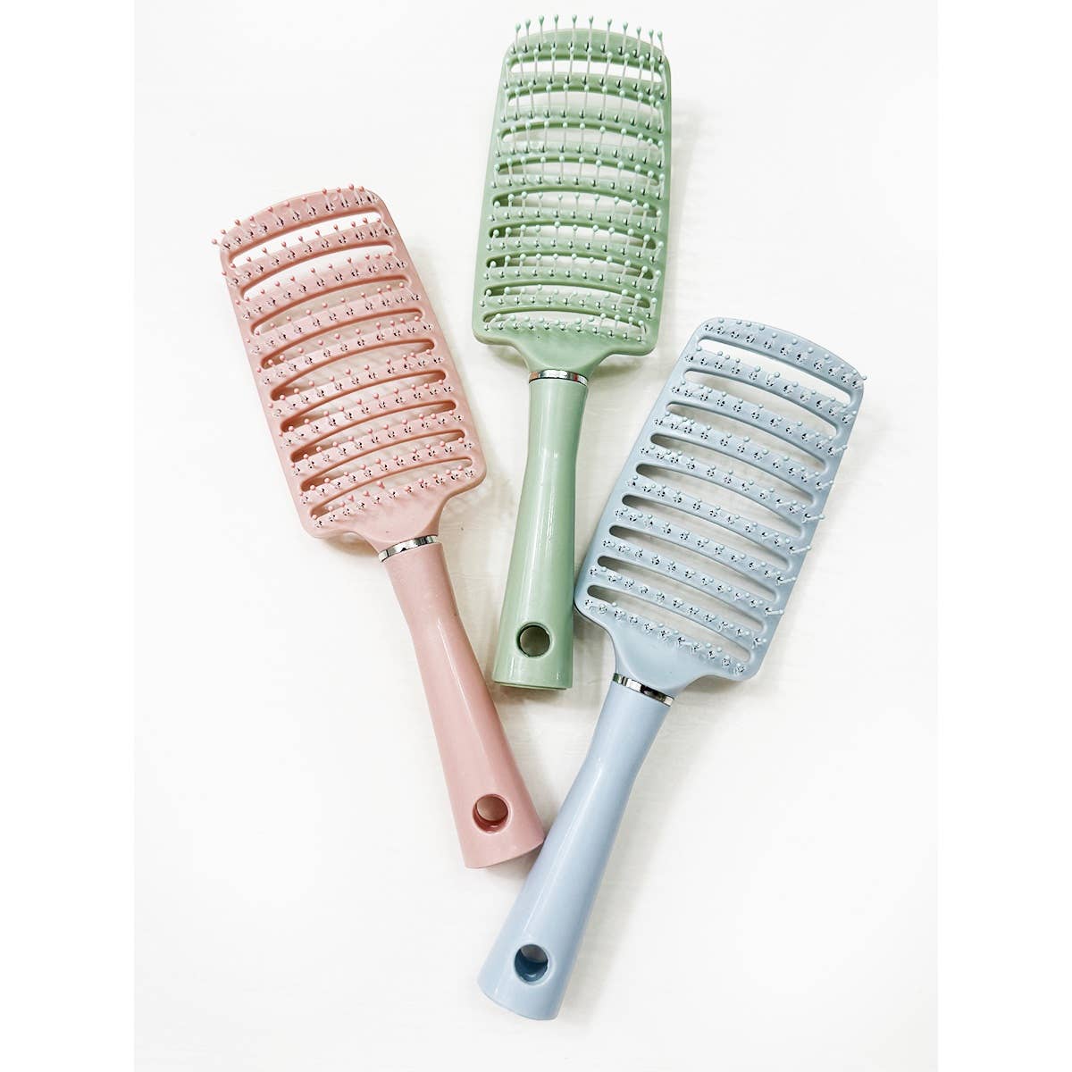 Hair Brush Soft Tone Everyday Graceful Assorted Colors For Gentl