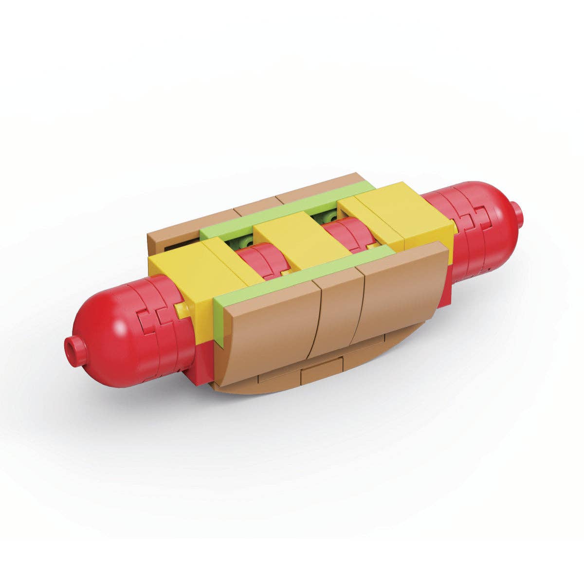 Micro Block Fast Food Set Rush Hour Burger Building For Tiny Chefs