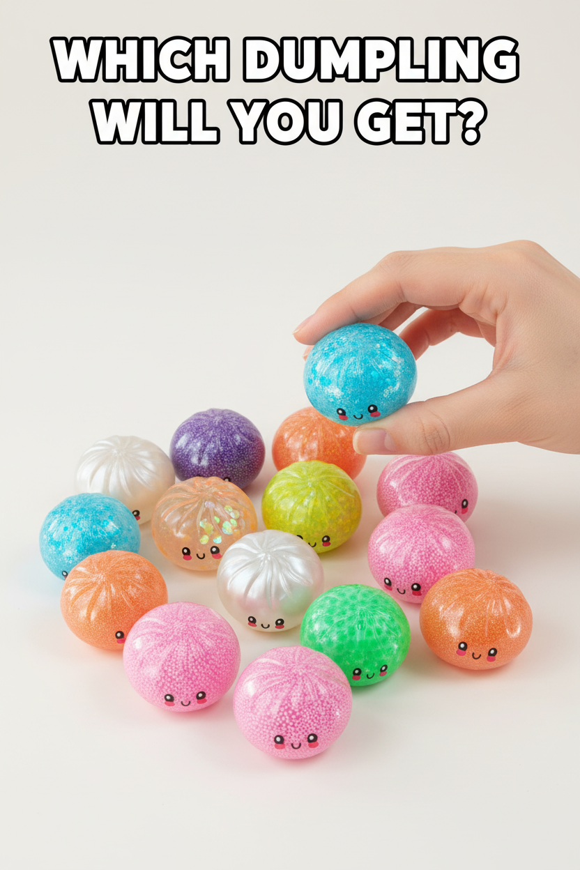 Tiny Dumpling, Big Mood: FunDoh Squishy Mystery Toy 2.5 Inch
