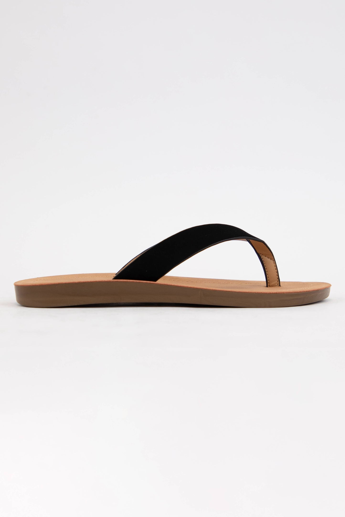 Thong Slide Sandal With Comfortable Sole | Nubuck Leather