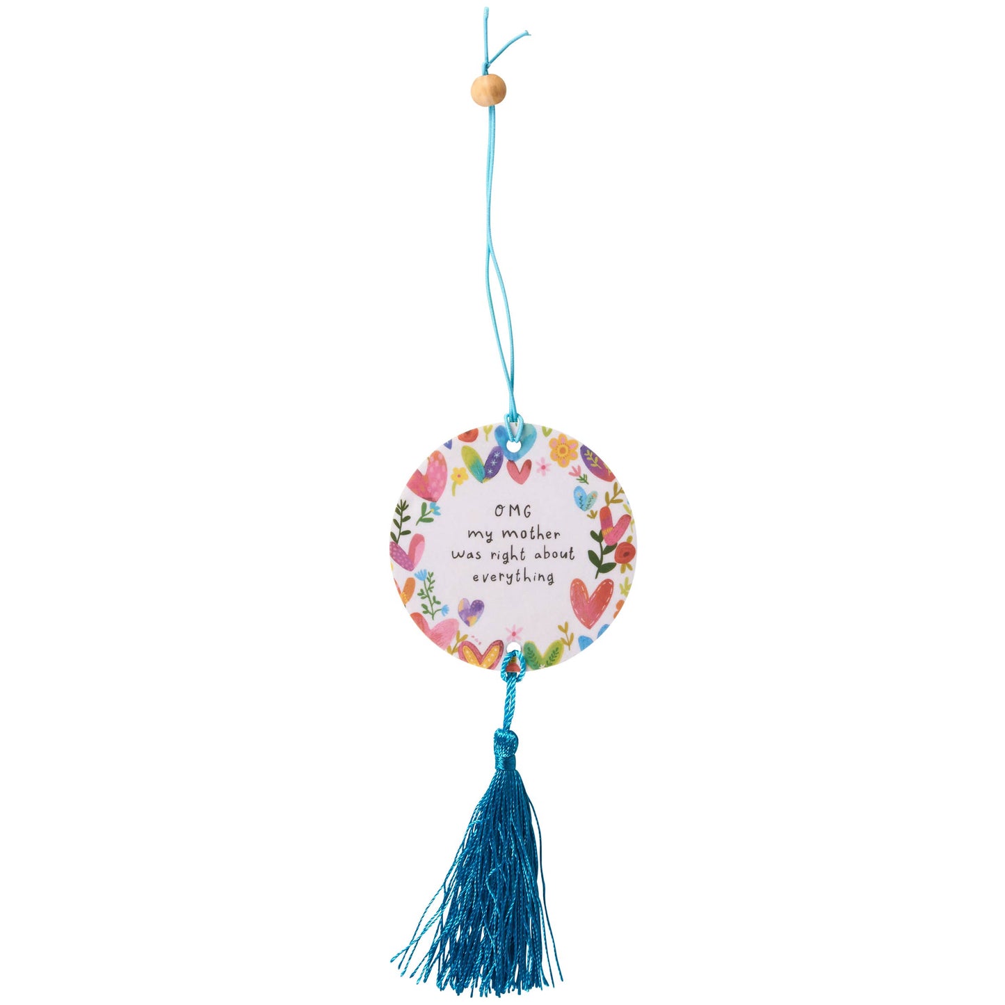 Soft Vanilla Air Freshener With Mom Quote Double Sided