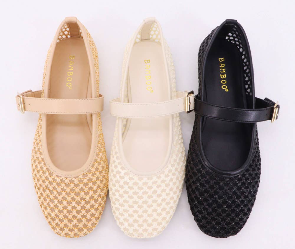 Trendy Ballet Flats With Straps