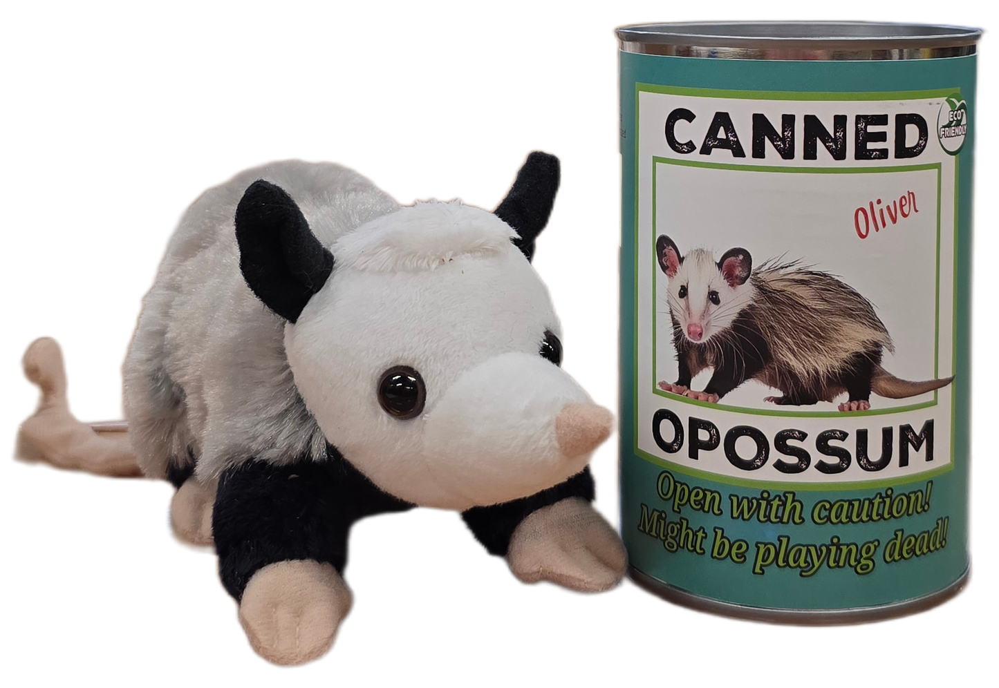 Opossum Oliver In A Can | Pop Top Plushy
