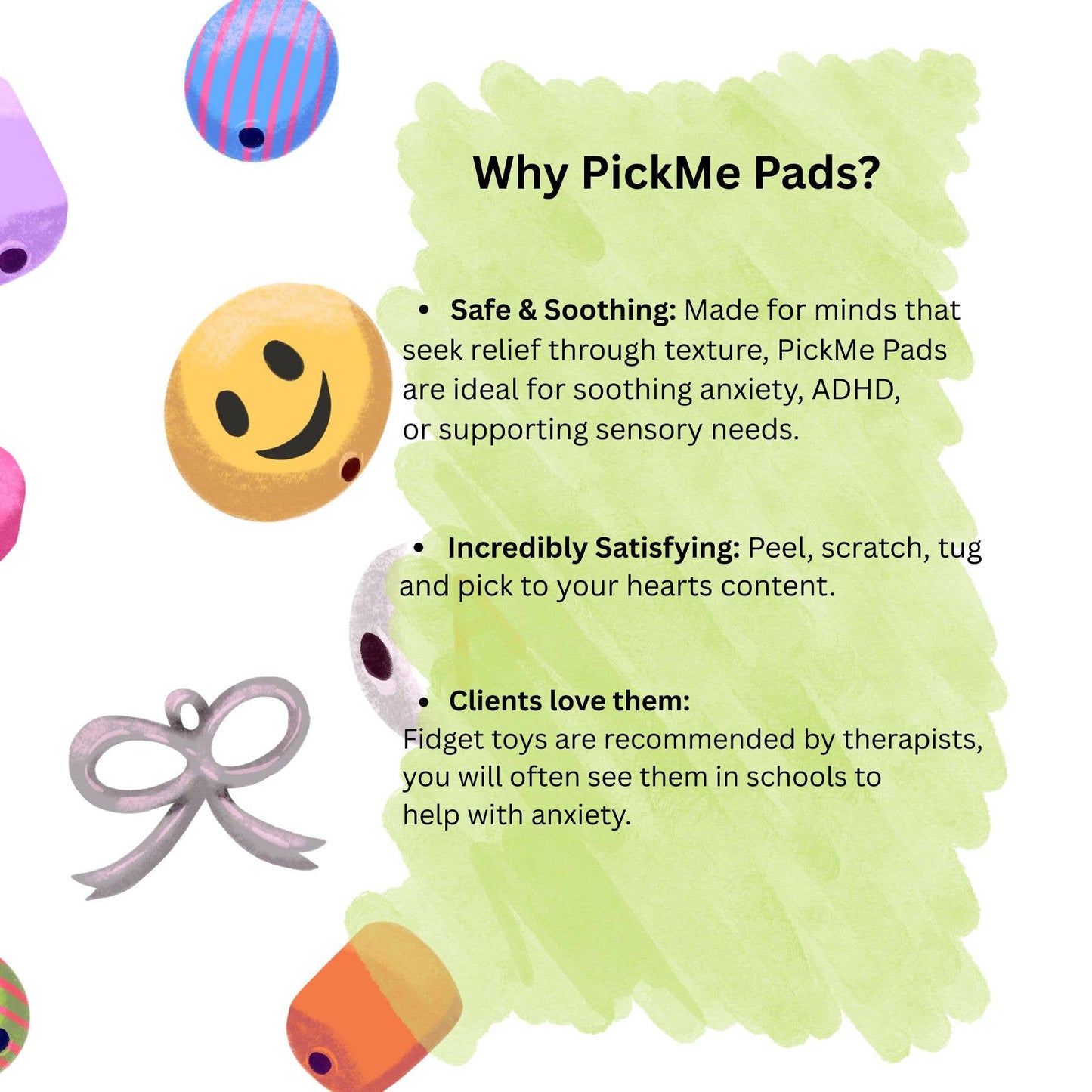 Picking Pad Fidget | Sushi House Beads