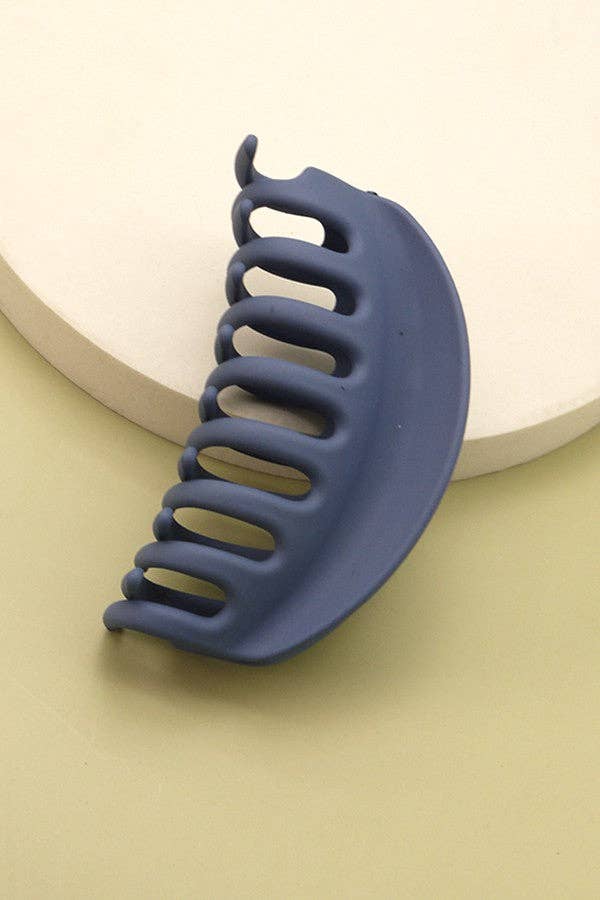 Hair Claw Clip Oversized Matte Half Moon Chic Non Slip Durable Accessory