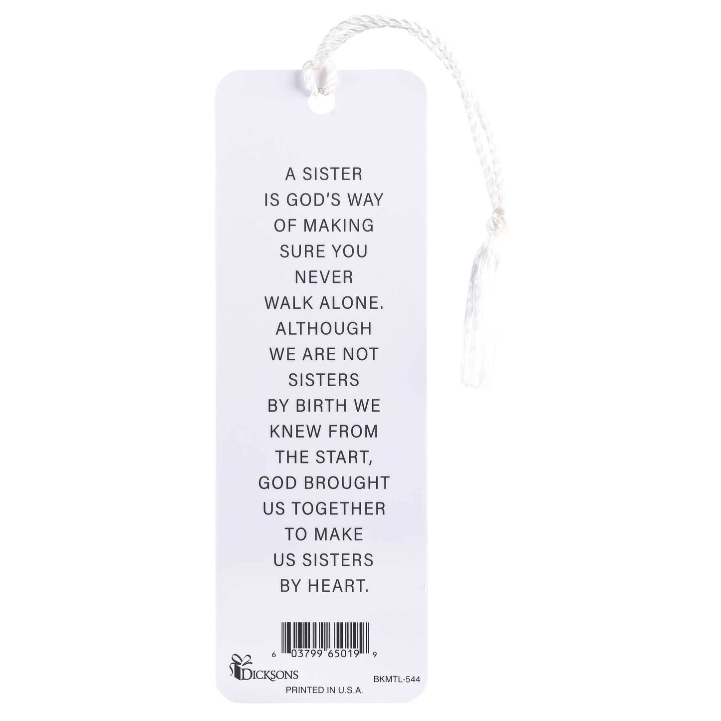 Sisters In Christ Tassel Bookmark  Based Gift For Her