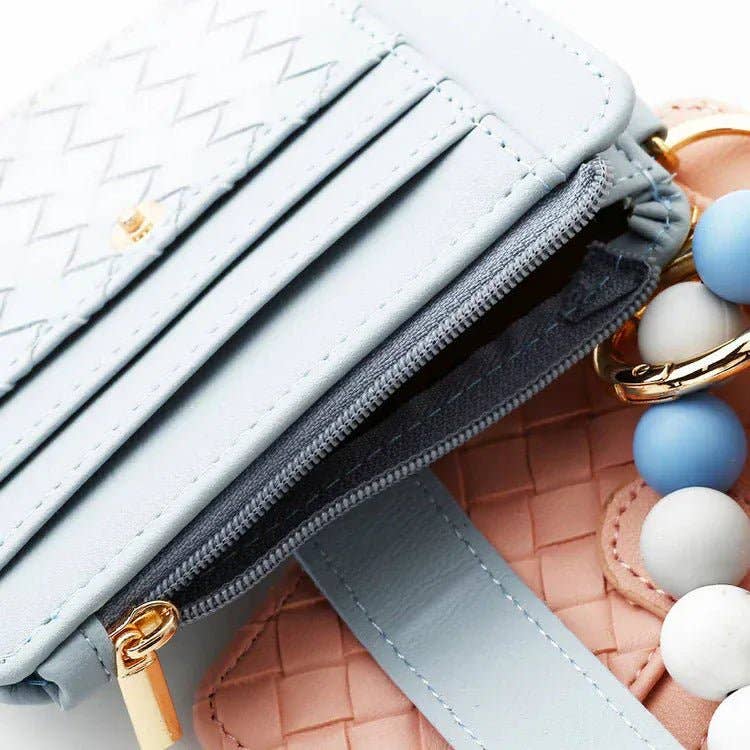 Keychain Wallet With Beaded Wrist