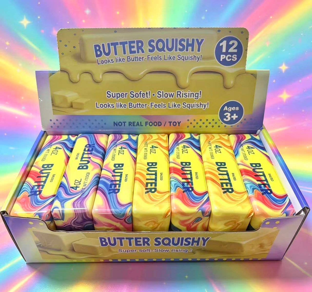 Tie Dye Butter Squishy | Super Soft