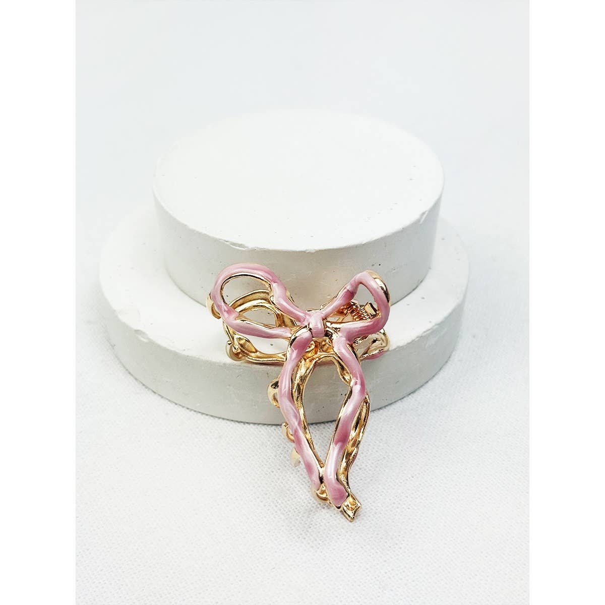 Claw Clip Bow Shape Mini Metal