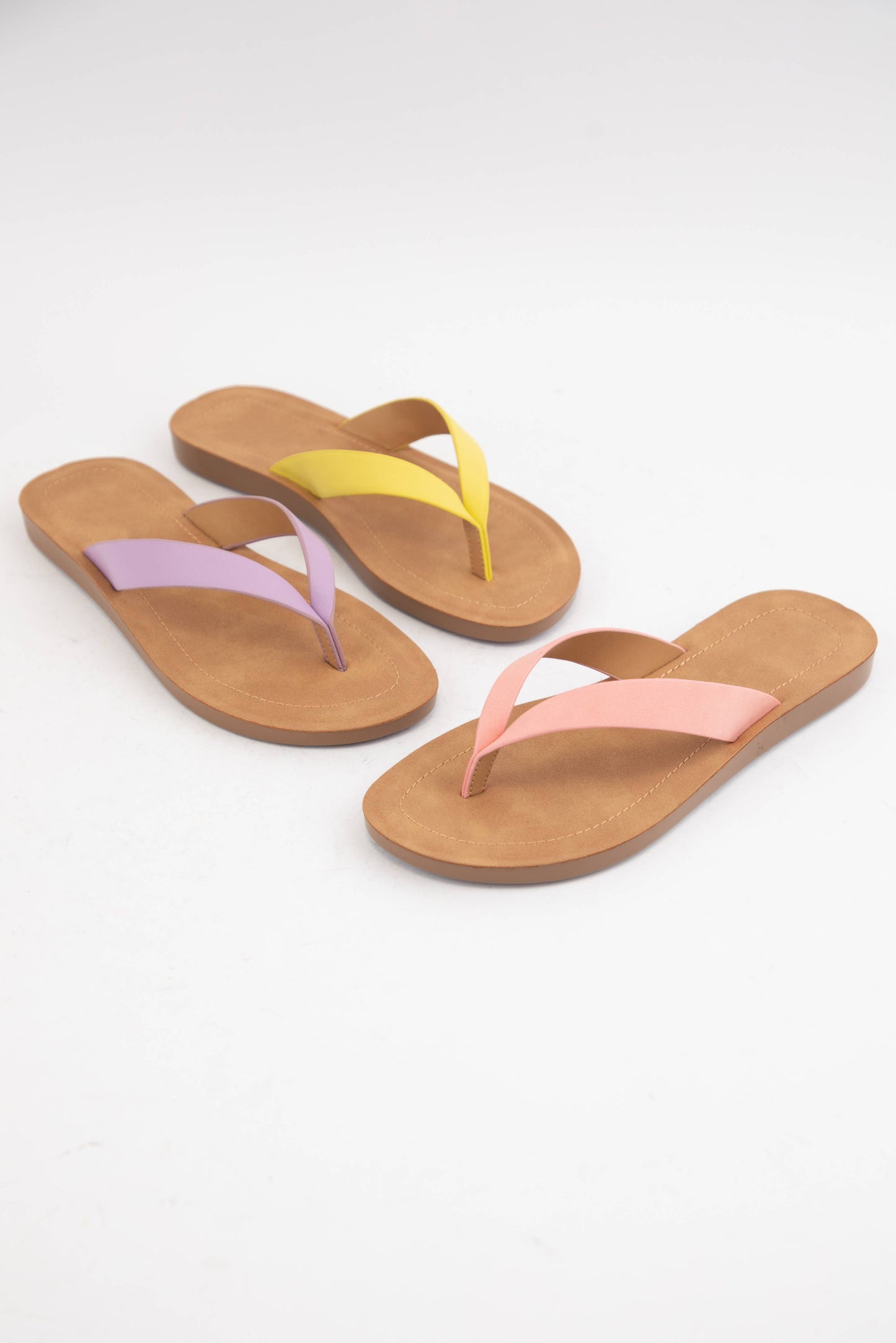 Thong Slide Sandal With Comfortable Sole | Nubuck Leather