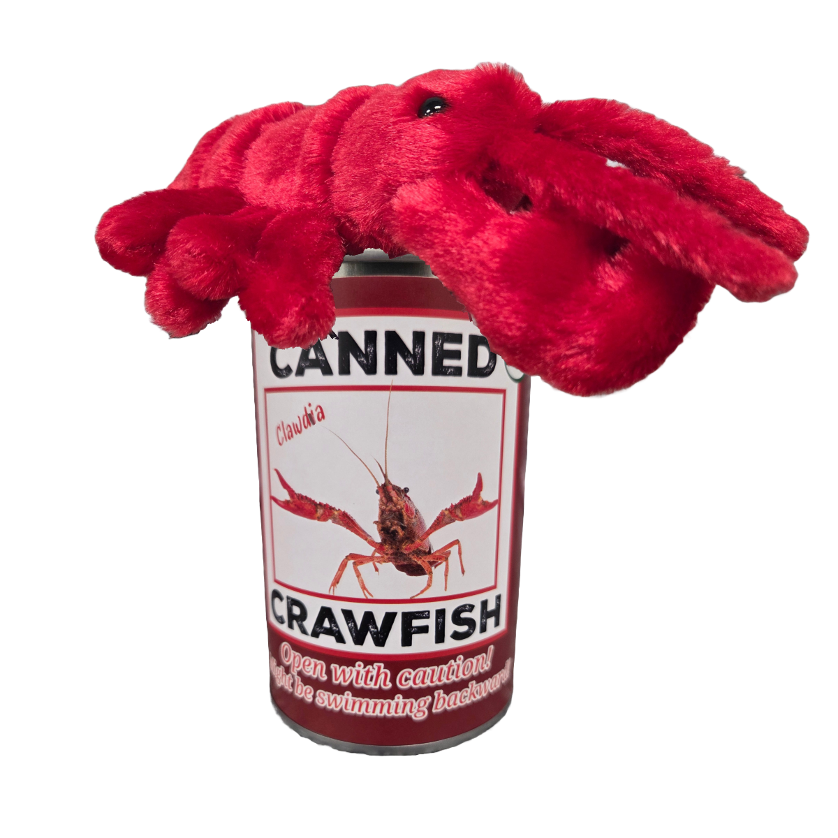 Crawfish In A Can | Pop Top Plushy