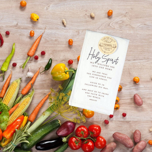 Flour Sack Towel – Holy Spirit Welcome Home Gift, Soft Cotton