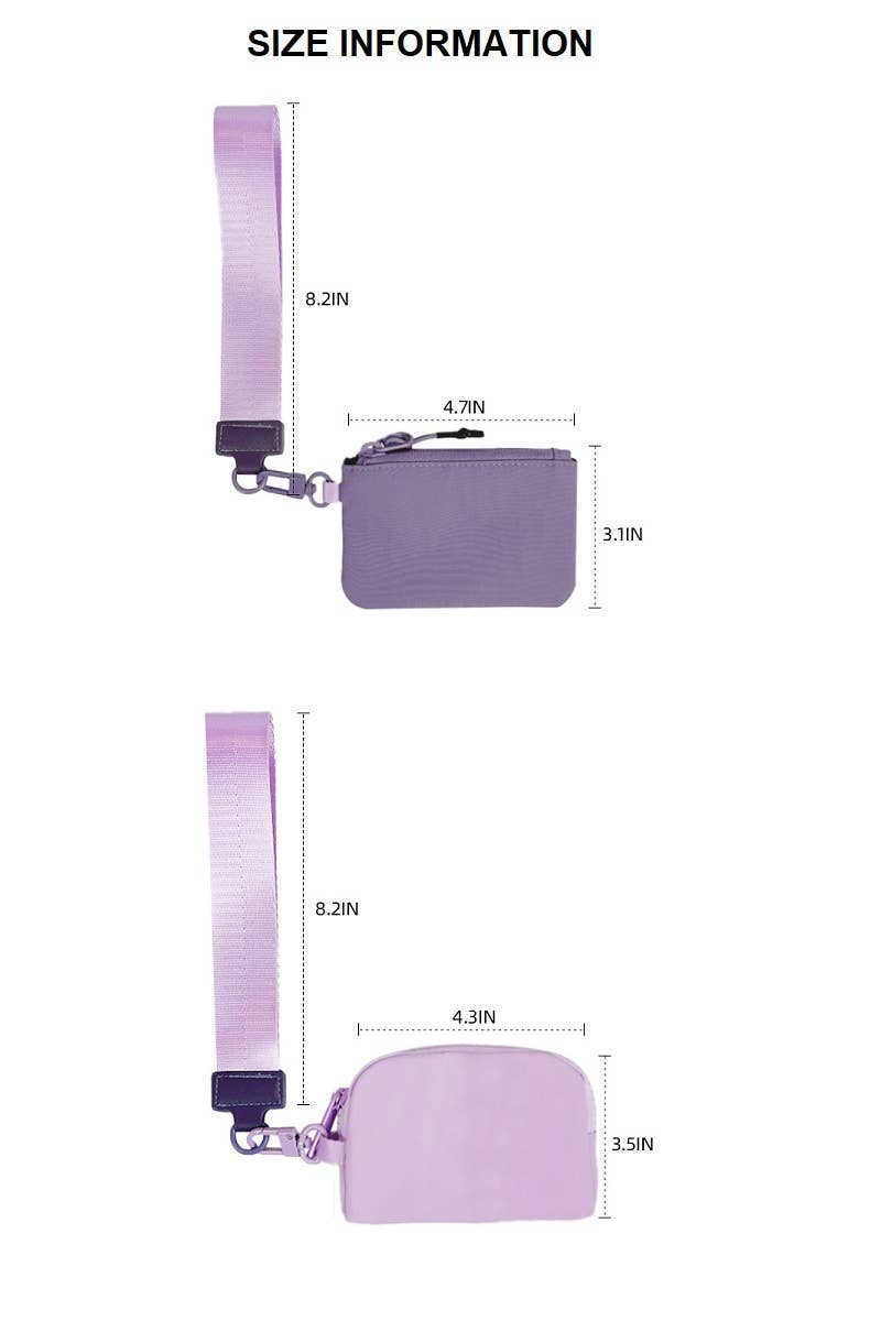 Wristlet Keychain Wallet With Dual Pouches Modest Fashion And Christian Gifts