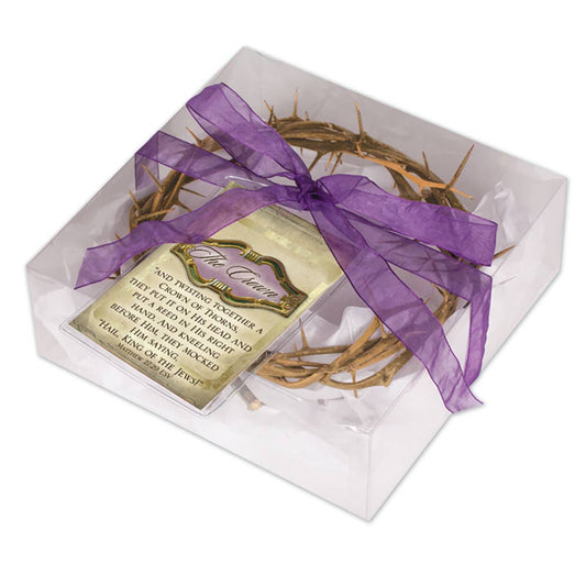 Crown Of Thorns 6-Inch Faith-Based Gift Boxed With Scripture Tag