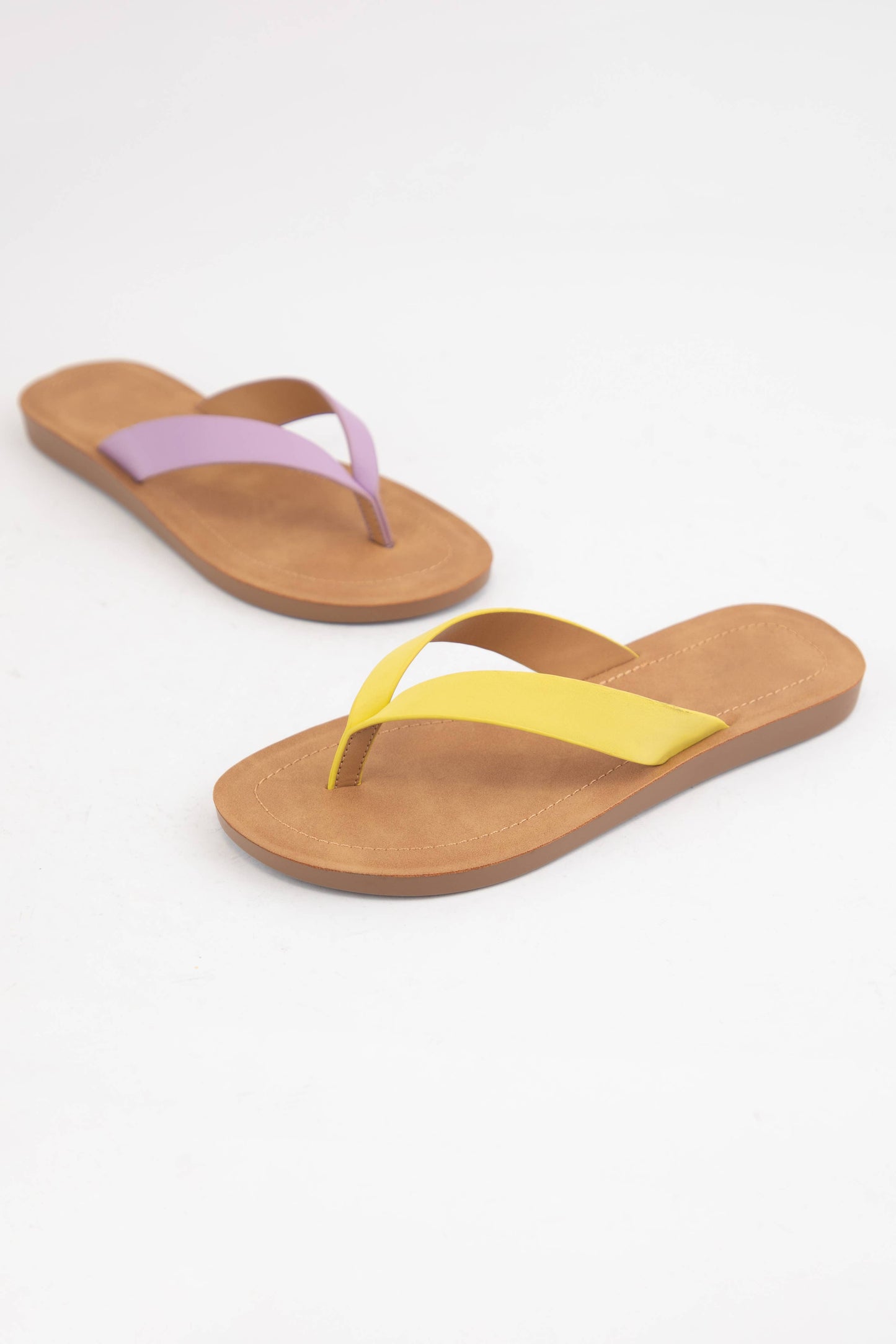 Thong Slide Sandal With Comfortable Sole | Nubuck Leather