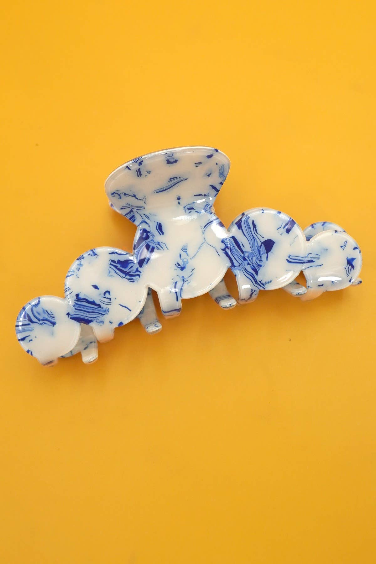 Hair Claw Clips Vintage Toile Pattern Porcelain Style Gift For Her