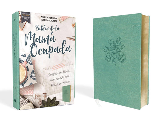 Busy Mom Devotional Bible NVI Turquoise