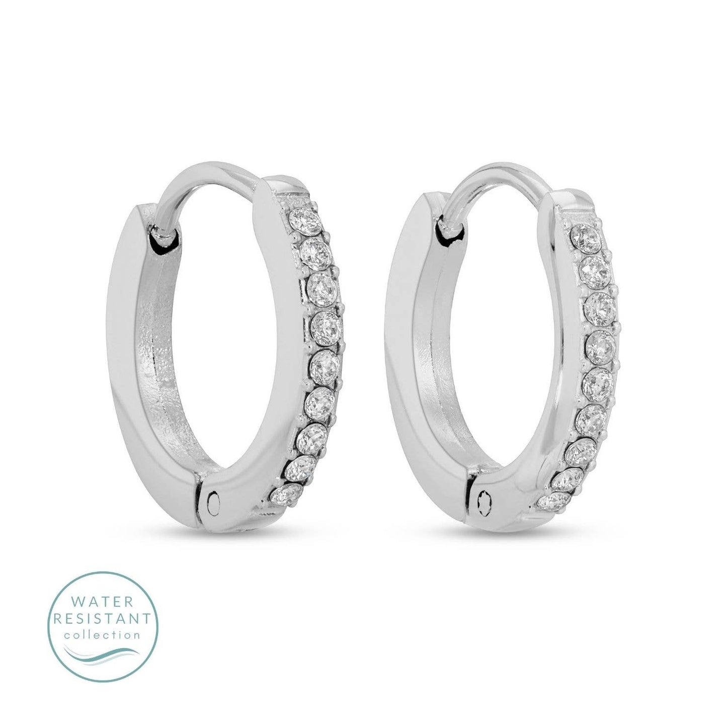 Earrings Water-Resistant Shimmer Huggies For Subtle Glam Modest Gifts For Her